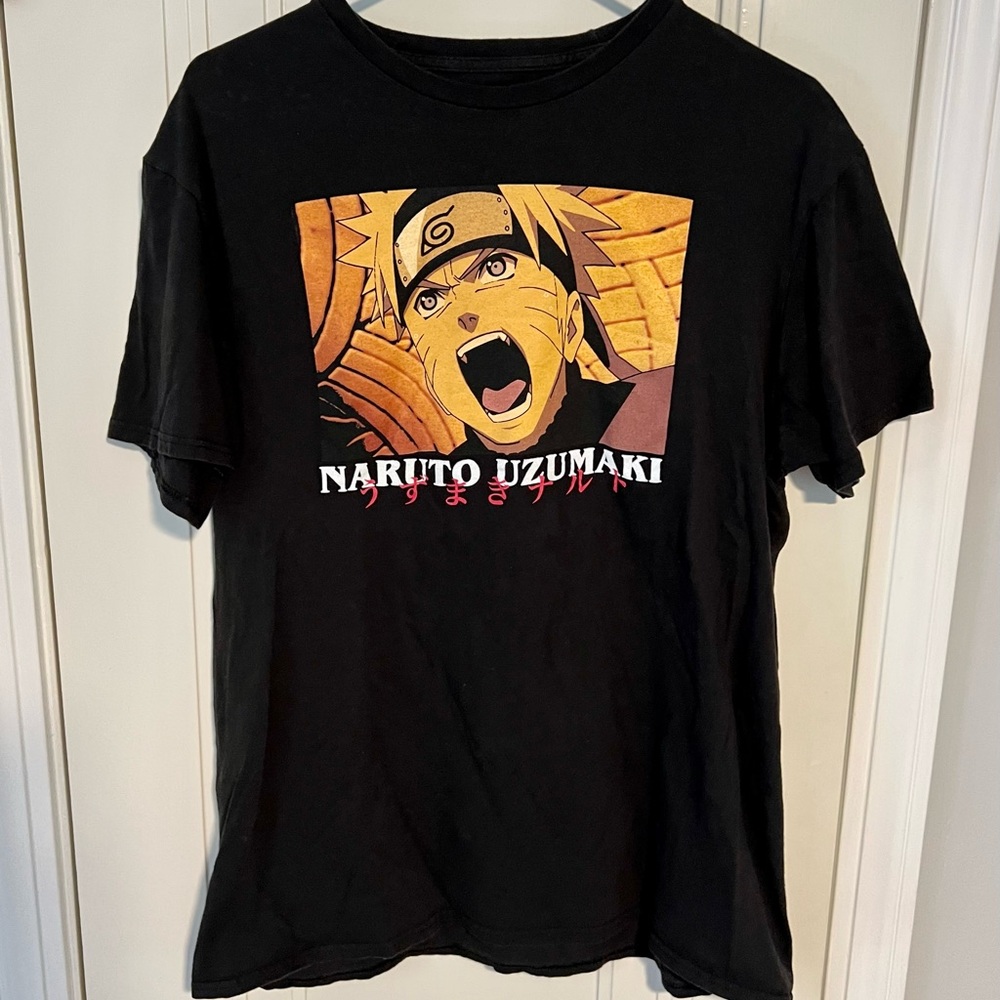 Naruto black tee